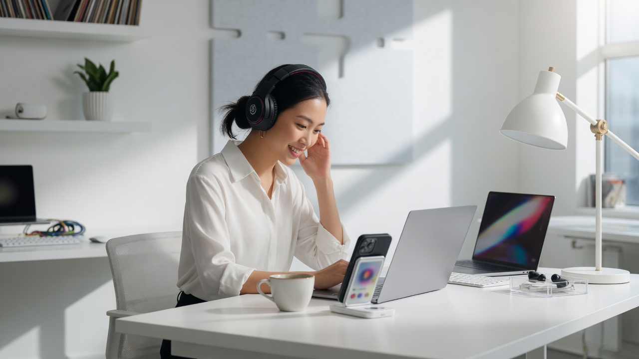 Creative professional using OkeLive